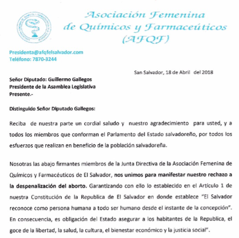 RECHAZO A LA DESPENALIZACION DEL ABORTO