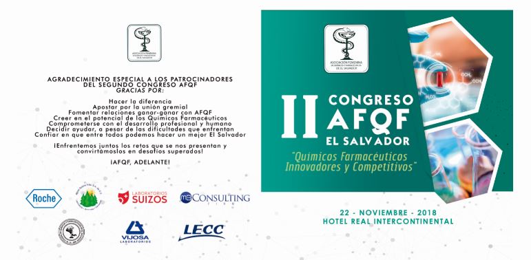 II Congreso AFQF- Próximo Jueves 22 Noviembre, 2018